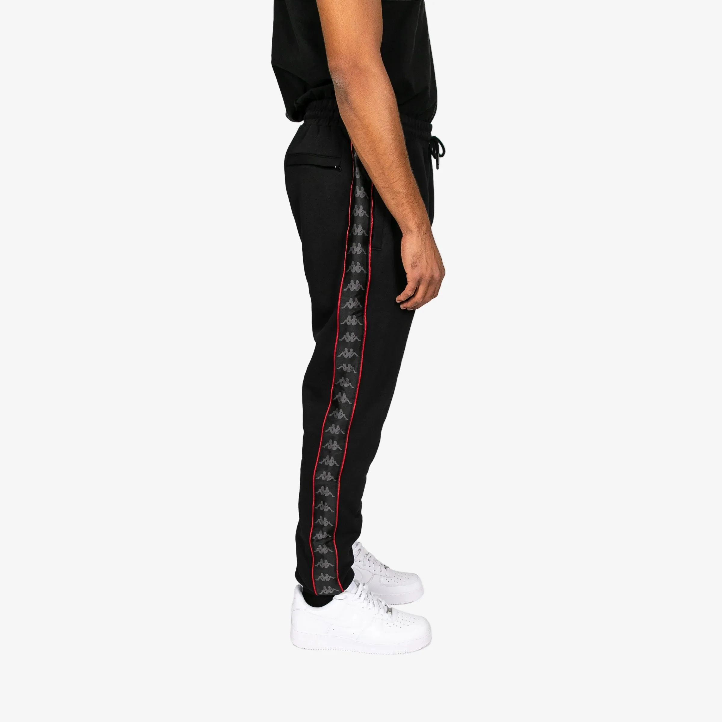 222 Banda Alanz 4 Pants - Black Red Racing White - Image 4