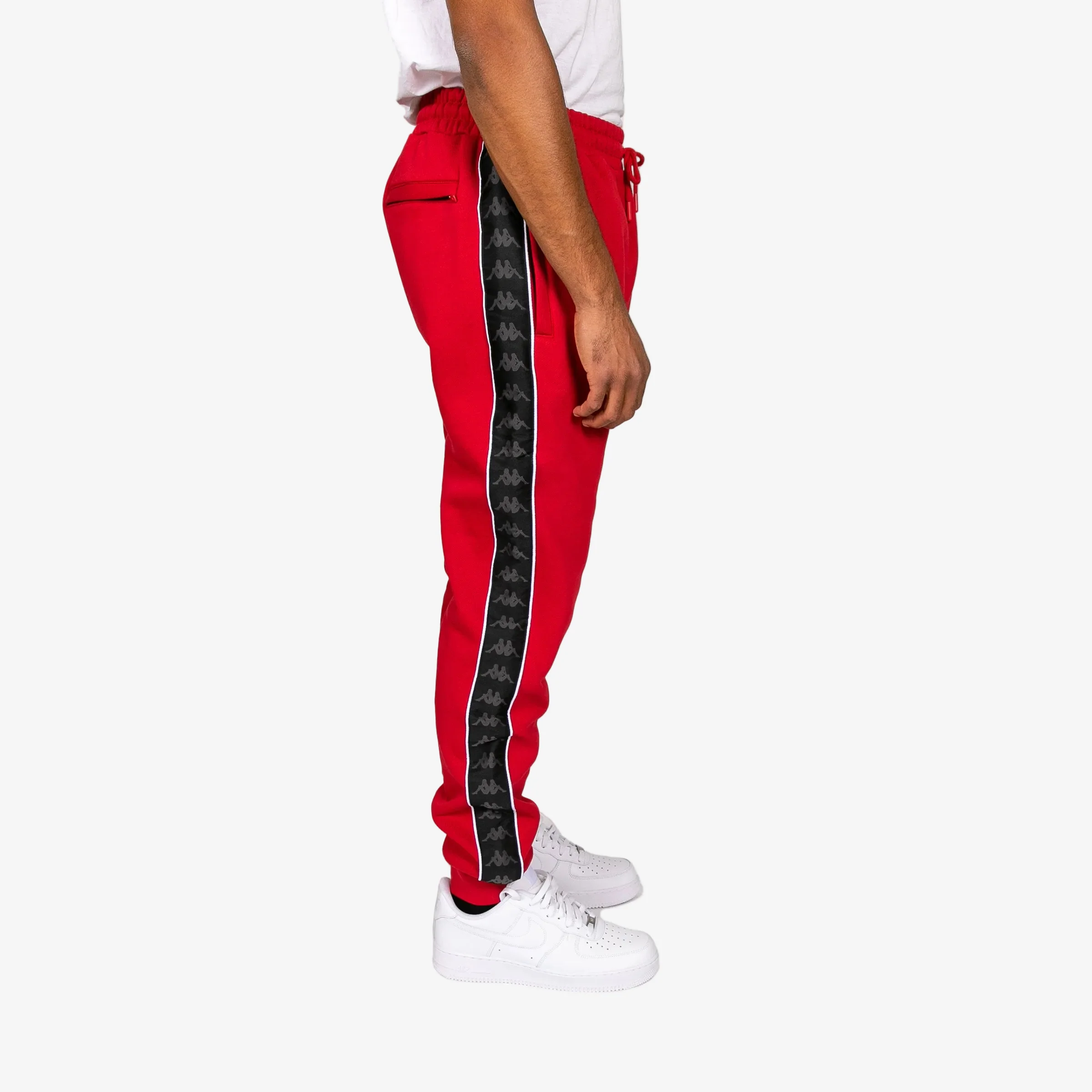 222 Banda Alanz 4 Pants - Red Racing Black White - Image 3