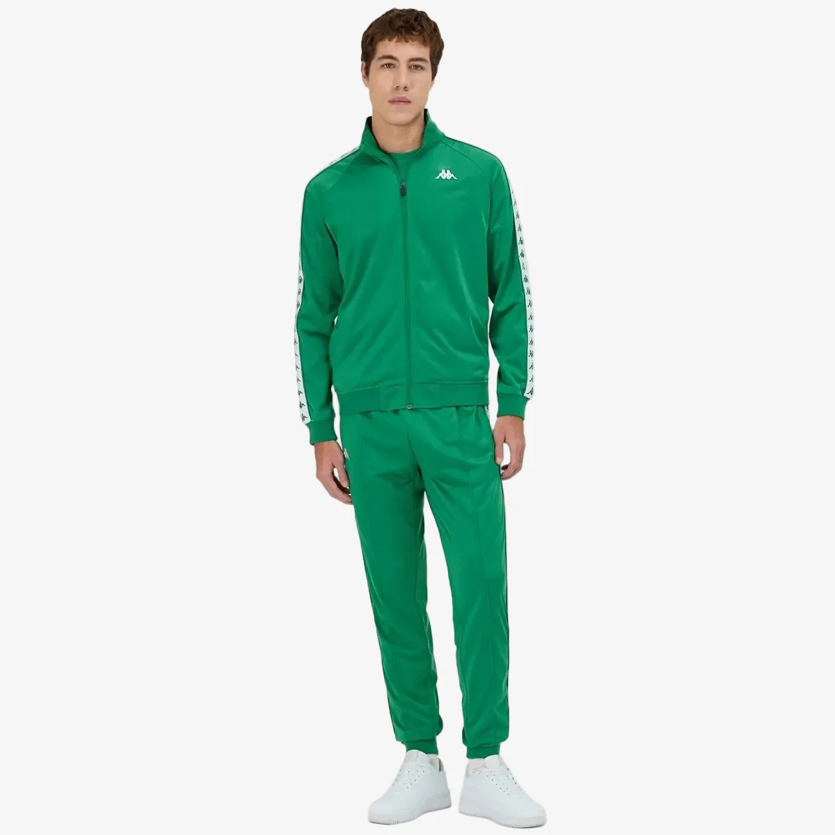222 Banda Anniston Slim Jacket - Green Tee White - Image 4