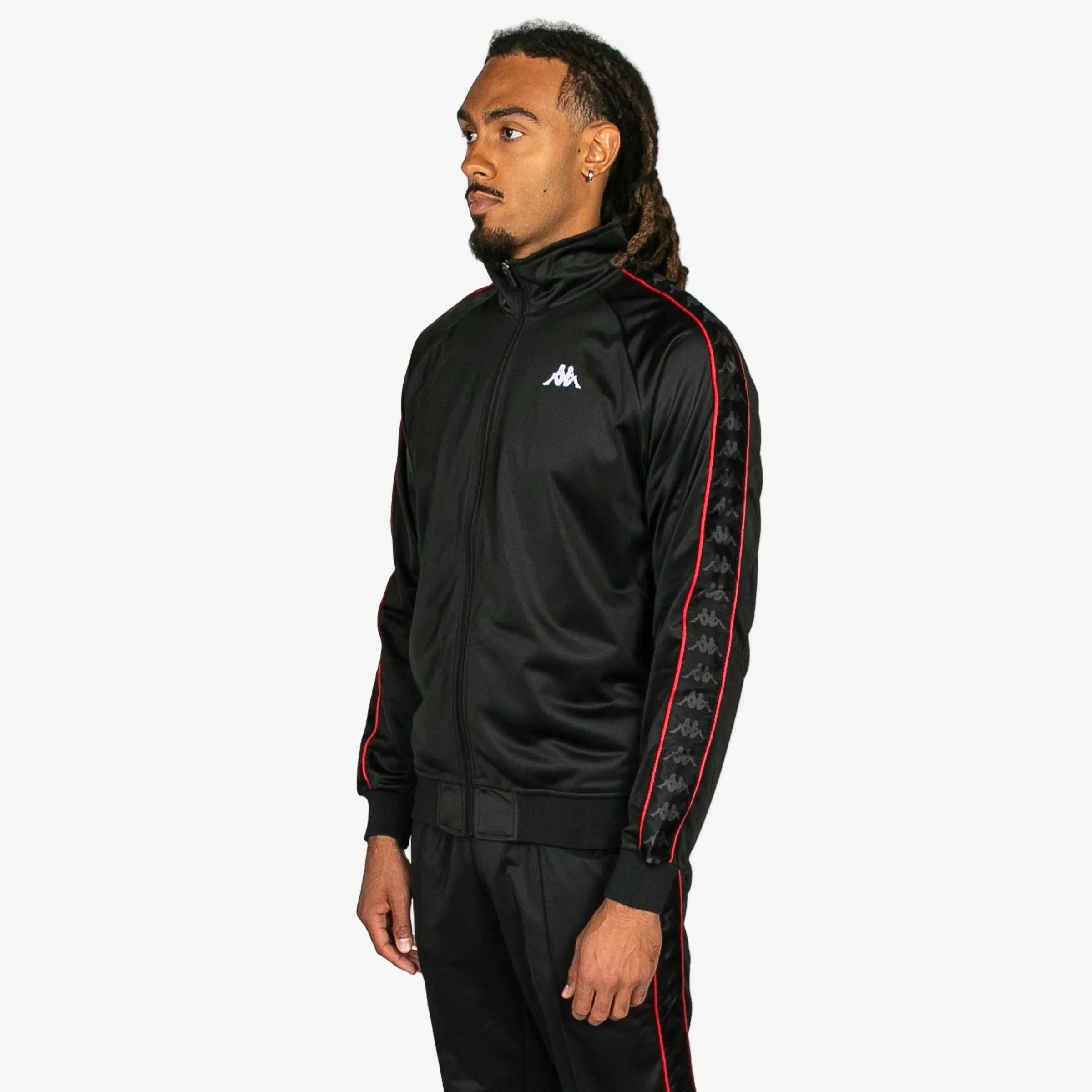 222 Banda Anniston Slim Jacket - Black Red Racing White - Image 2
