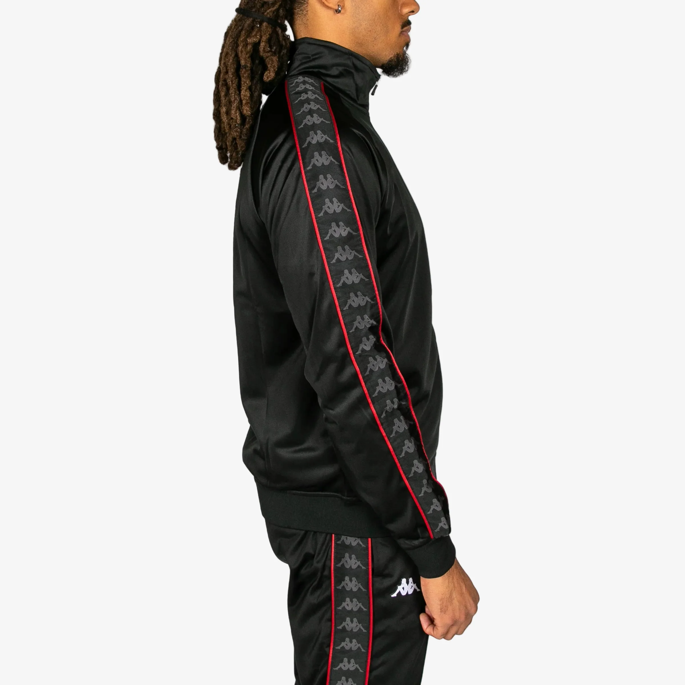 222 Banda Anniston Slim Jacket - Black Red Racing White - Image 3