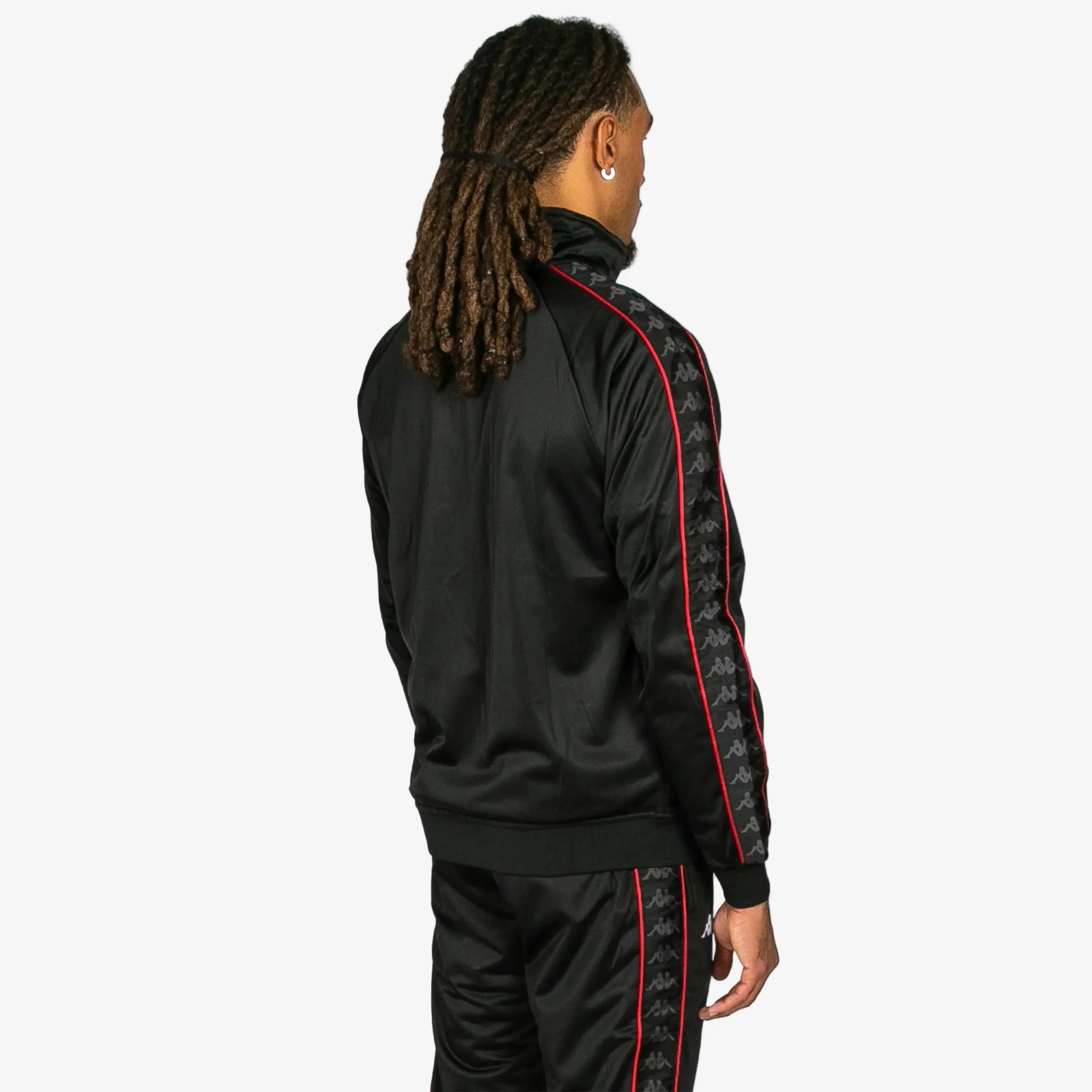 222 Banda Anniston Slim Jacket - Black Red Racing White - Image 4