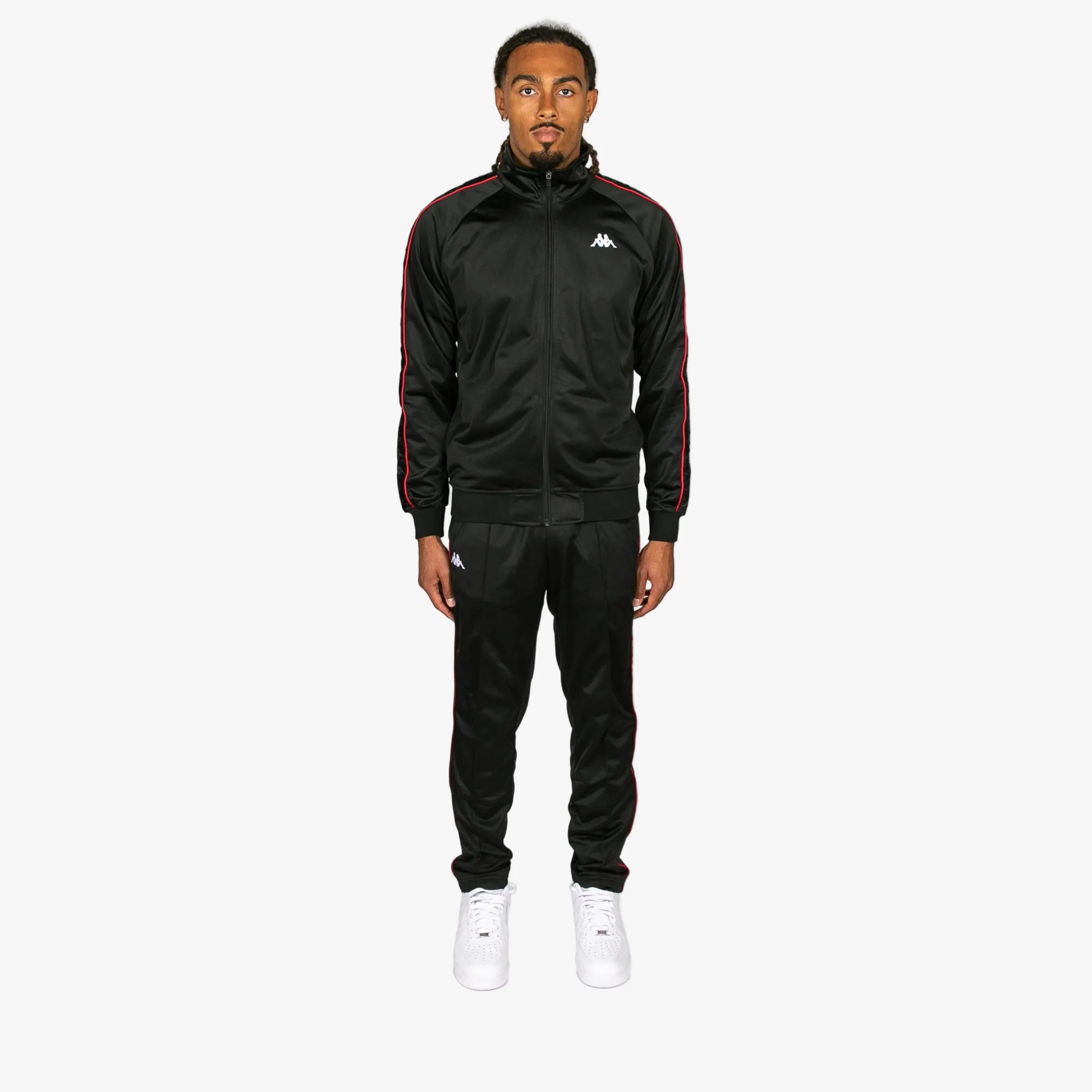 222 Banda Anniston Slim Jacket - Black Red Racing White - Image 6