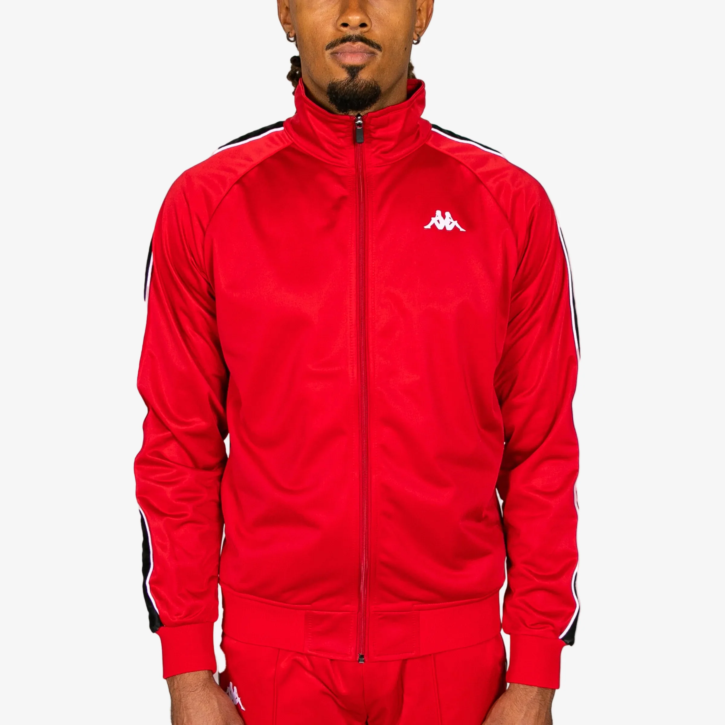 222 Banda Anniston Slim Jacket - Red Racing Black White