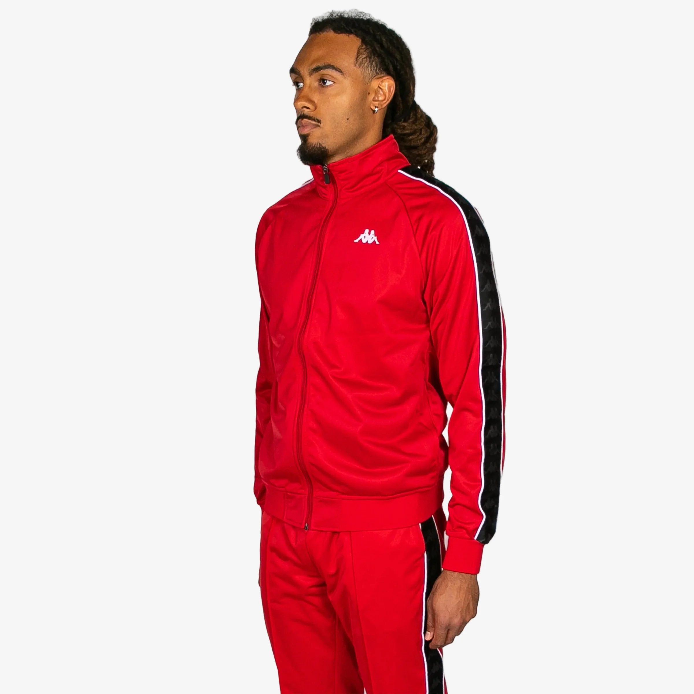222 Banda Anniston Slim Jacket - Red Racing Black White - Image 2