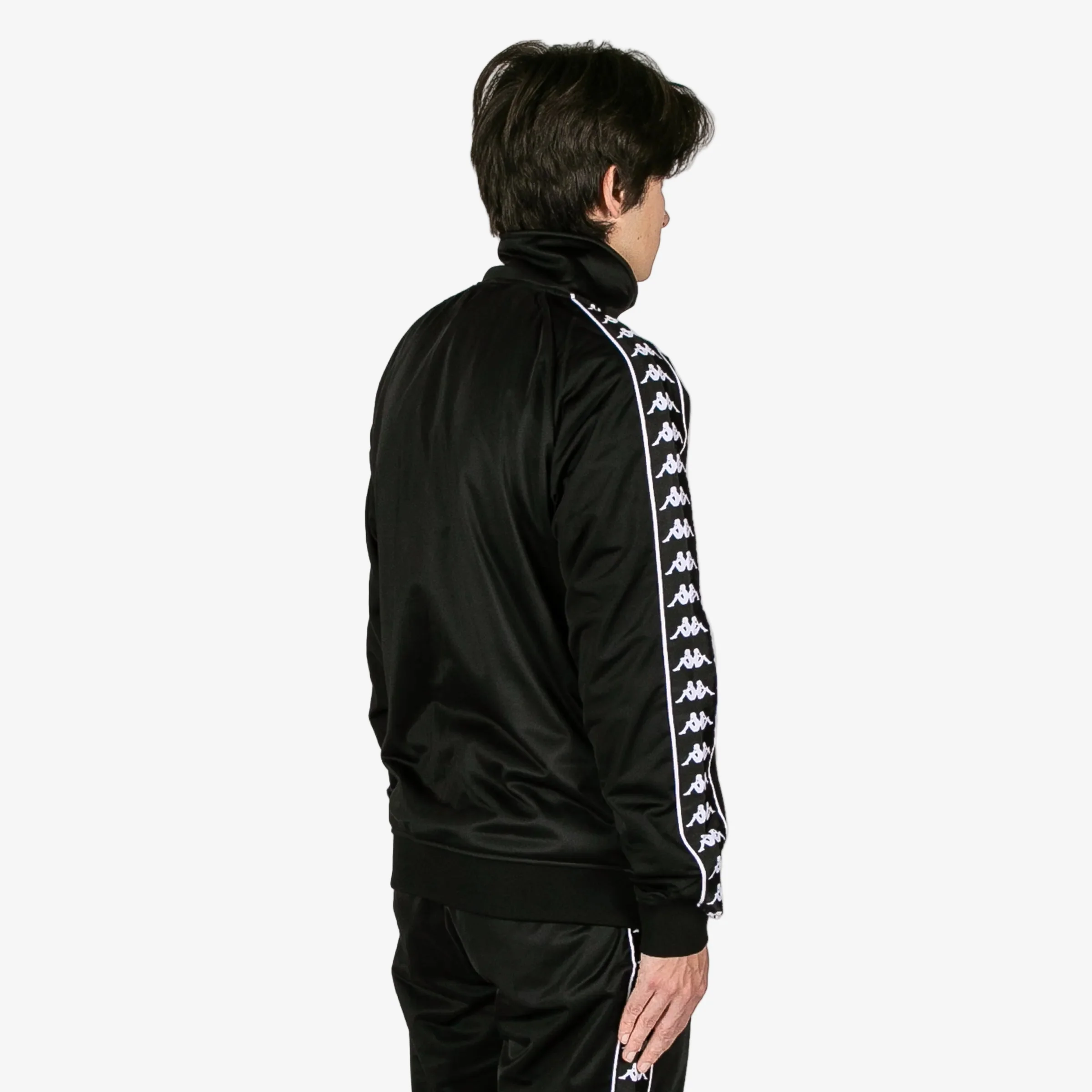 222 Banda Anniston Track Jacket - Black / Black - Image 4