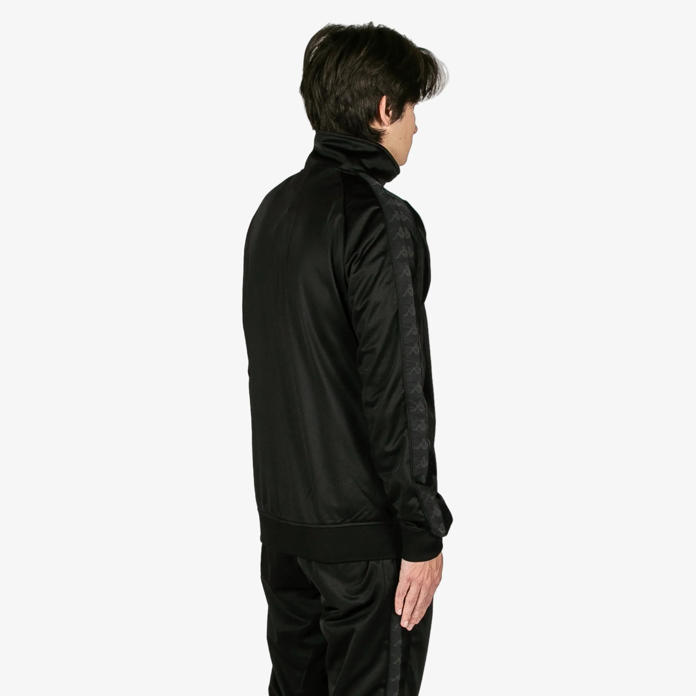 222 Banda Anniston Track Jacket - Black / Jet Black - Image 4