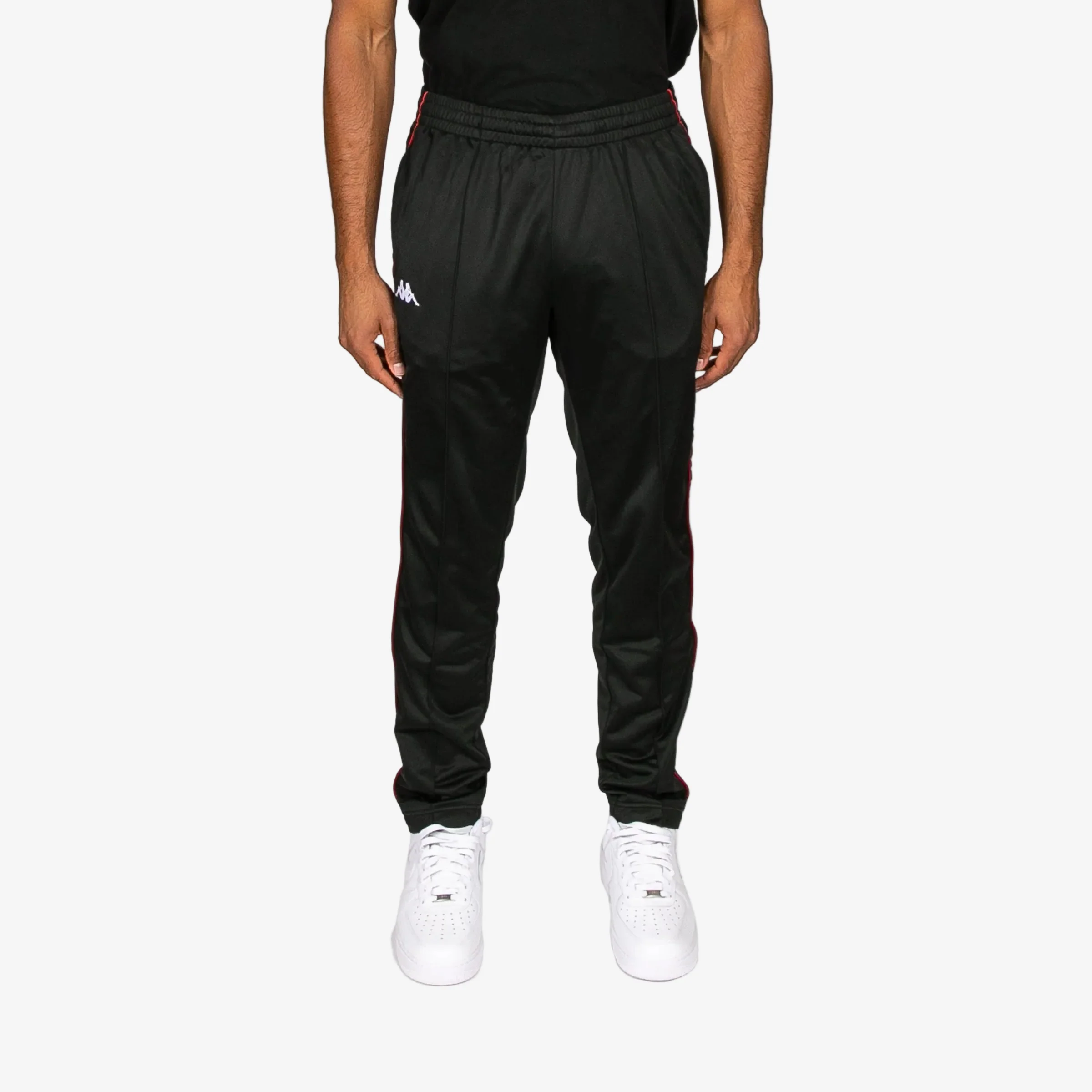 222 Banda Astoria Slim Pants - Black Red Racing White