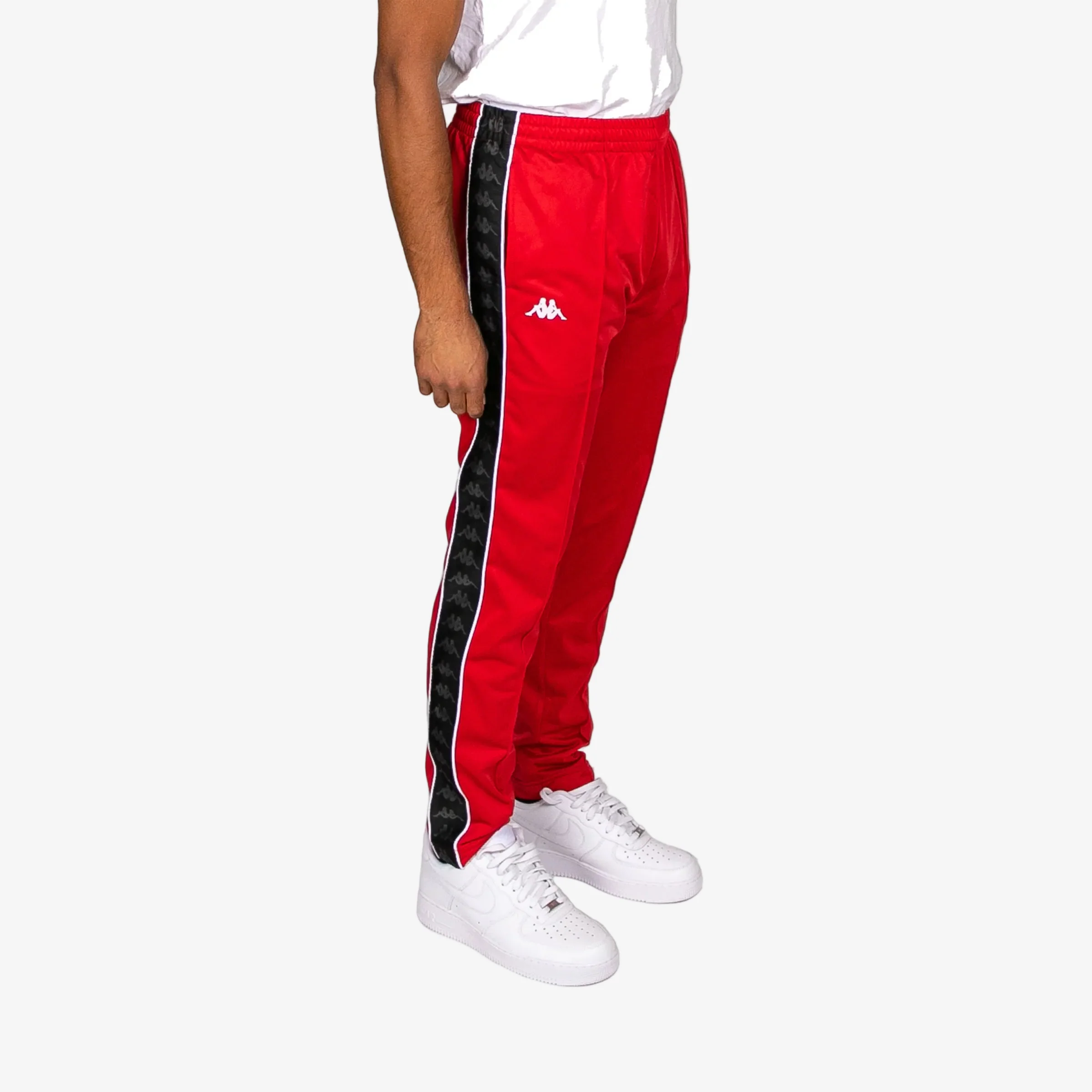 222 Banda Astoria Slim Pants - Red Racing Black White - Image 2