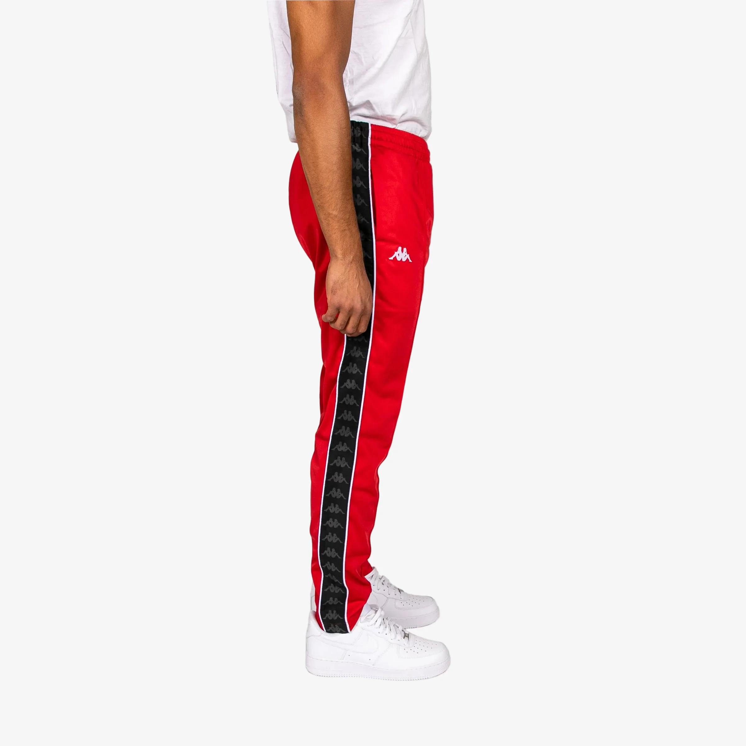 222 Banda Astoria Slim Pants - Red Racing Black White - Image 3