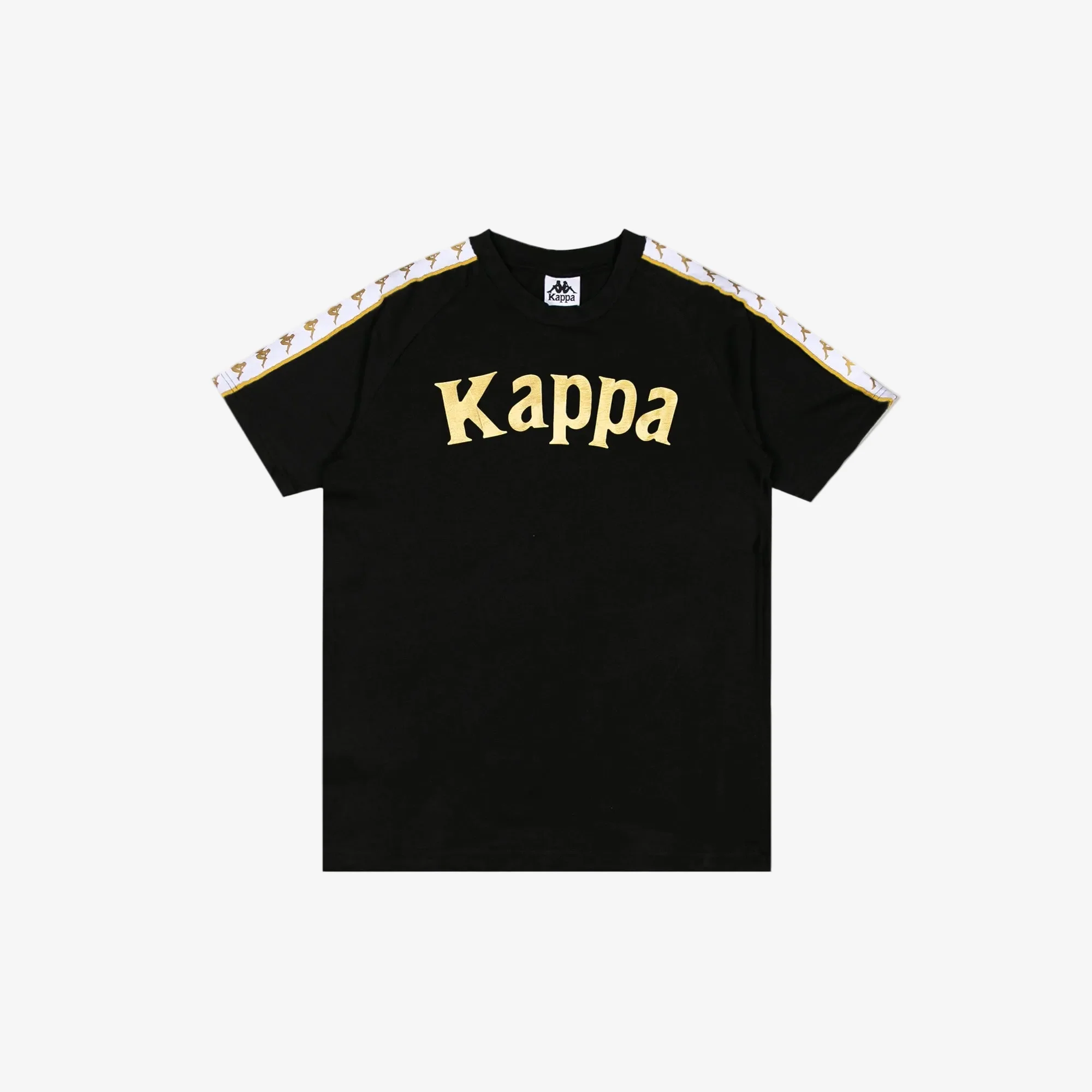 222 Banda Balima T-Shirt - Black Yellow Gold Rich White