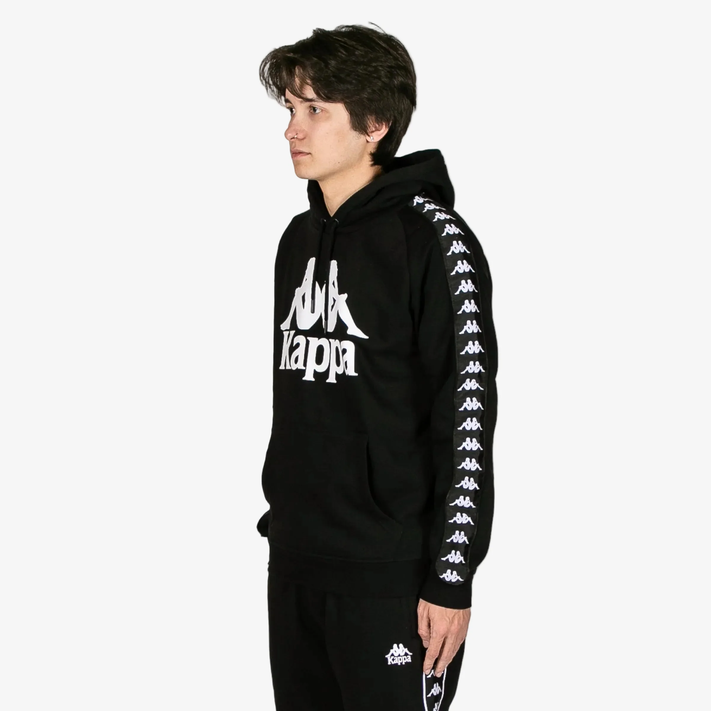 222 Banda Hurtado Hoodie - Black White - Image 2