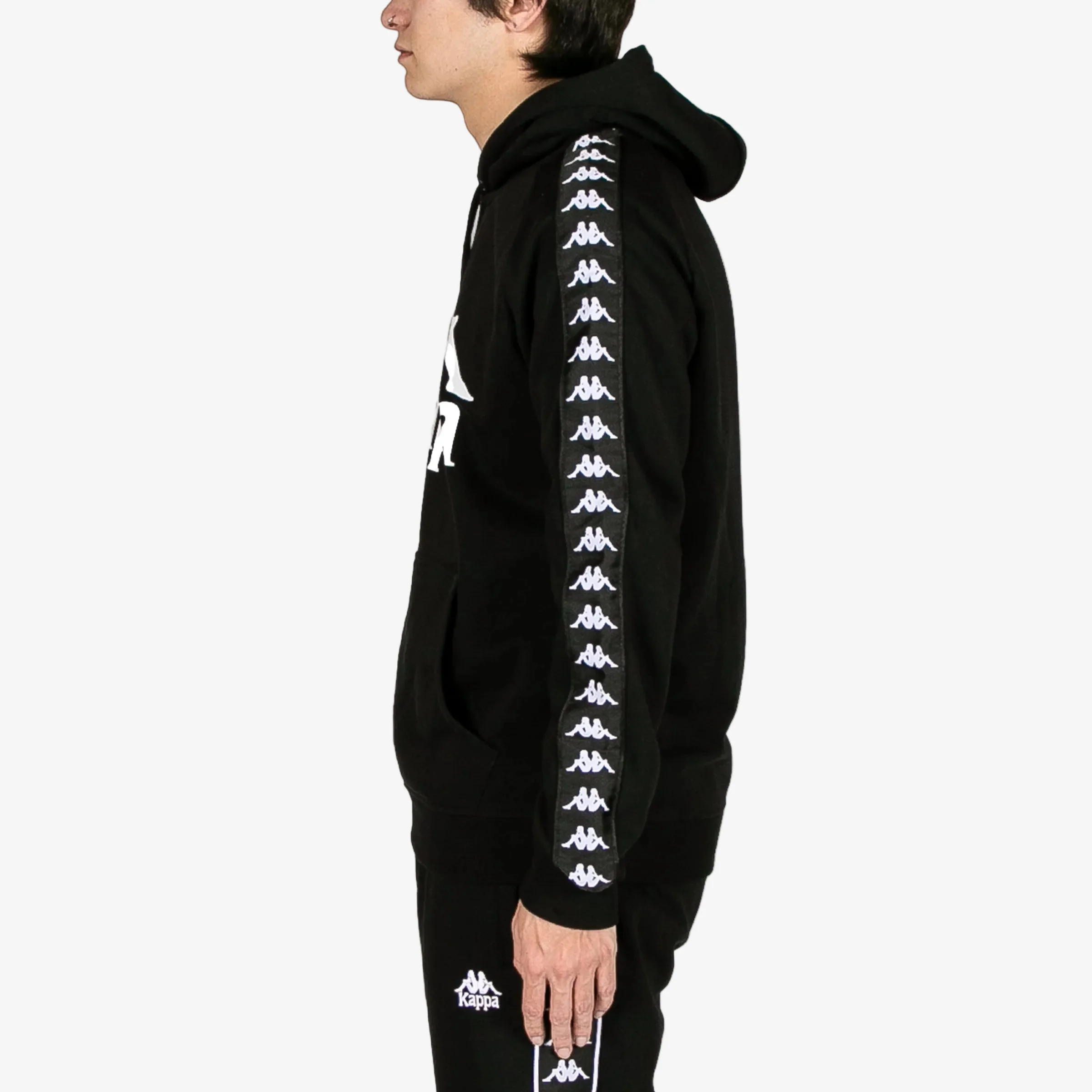 222 Banda Hurtado Hoodie - Black White - Image 3