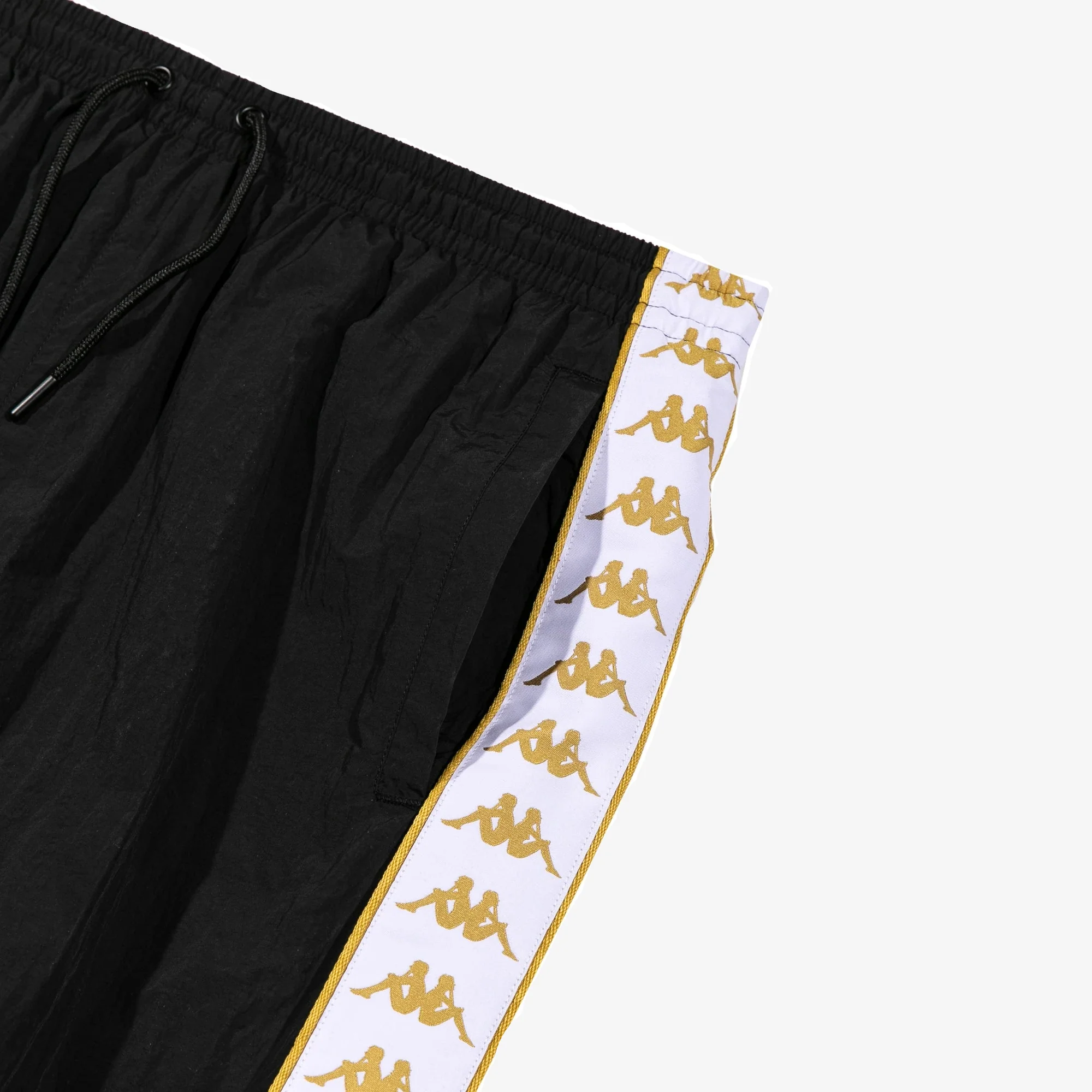 222 Banda Nardo Shorts - Black Yellow Gold Rich White - Image 4