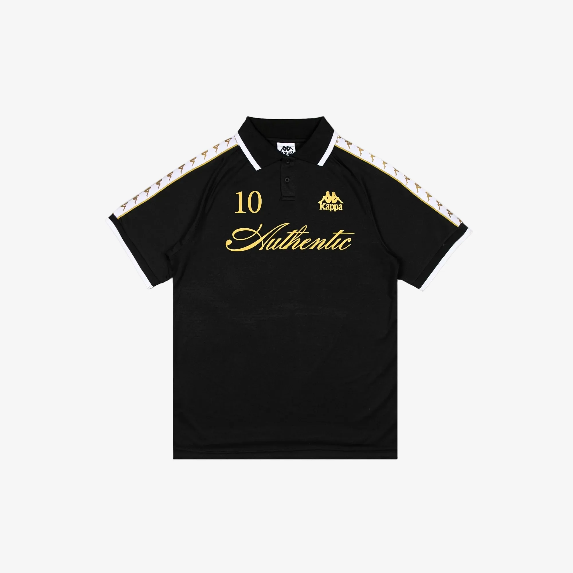 222 Banda Notilox Polo - Black Yellow Gold Rich White