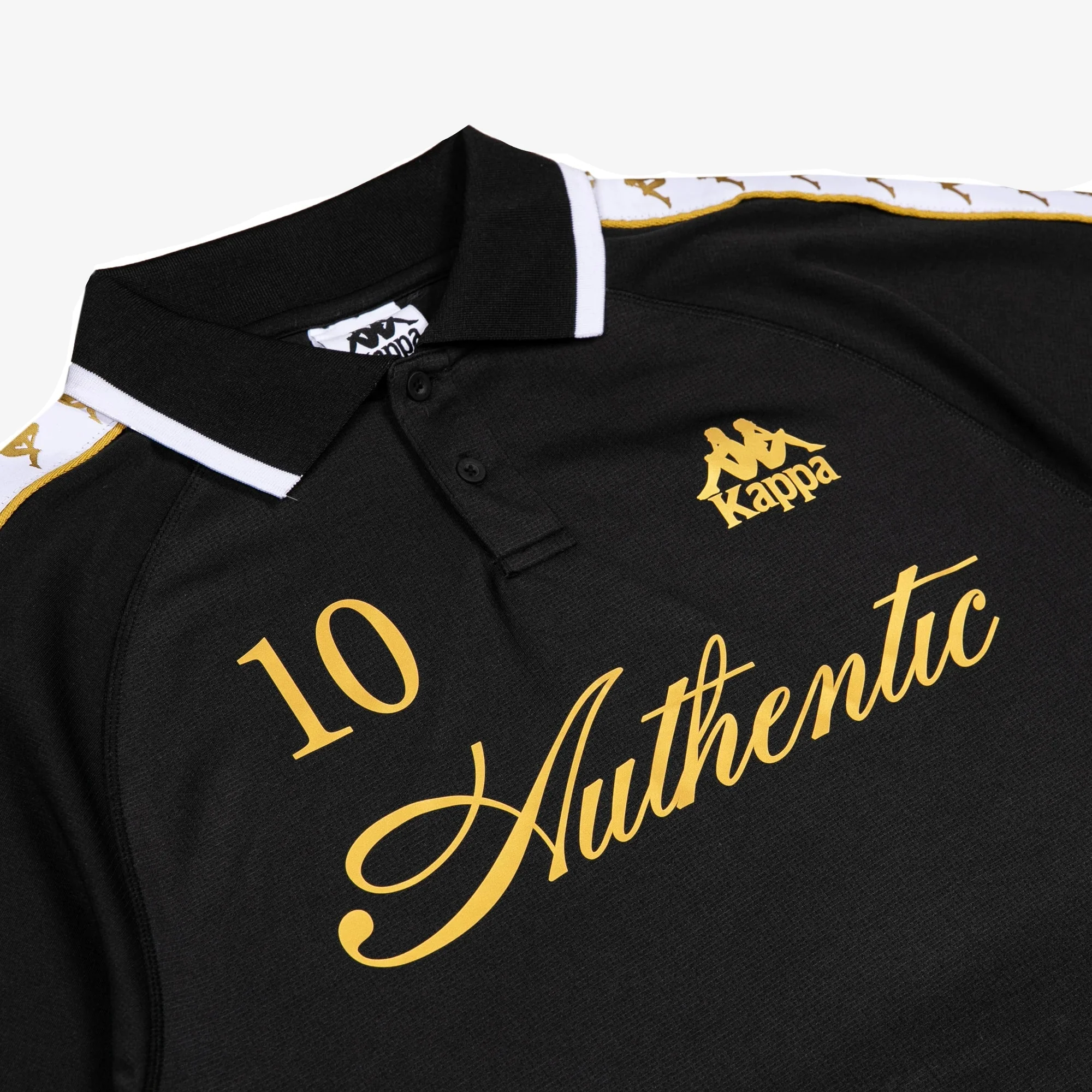 222 Banda Notilox Polo - Black Yellow Gold Rich White - Image 3