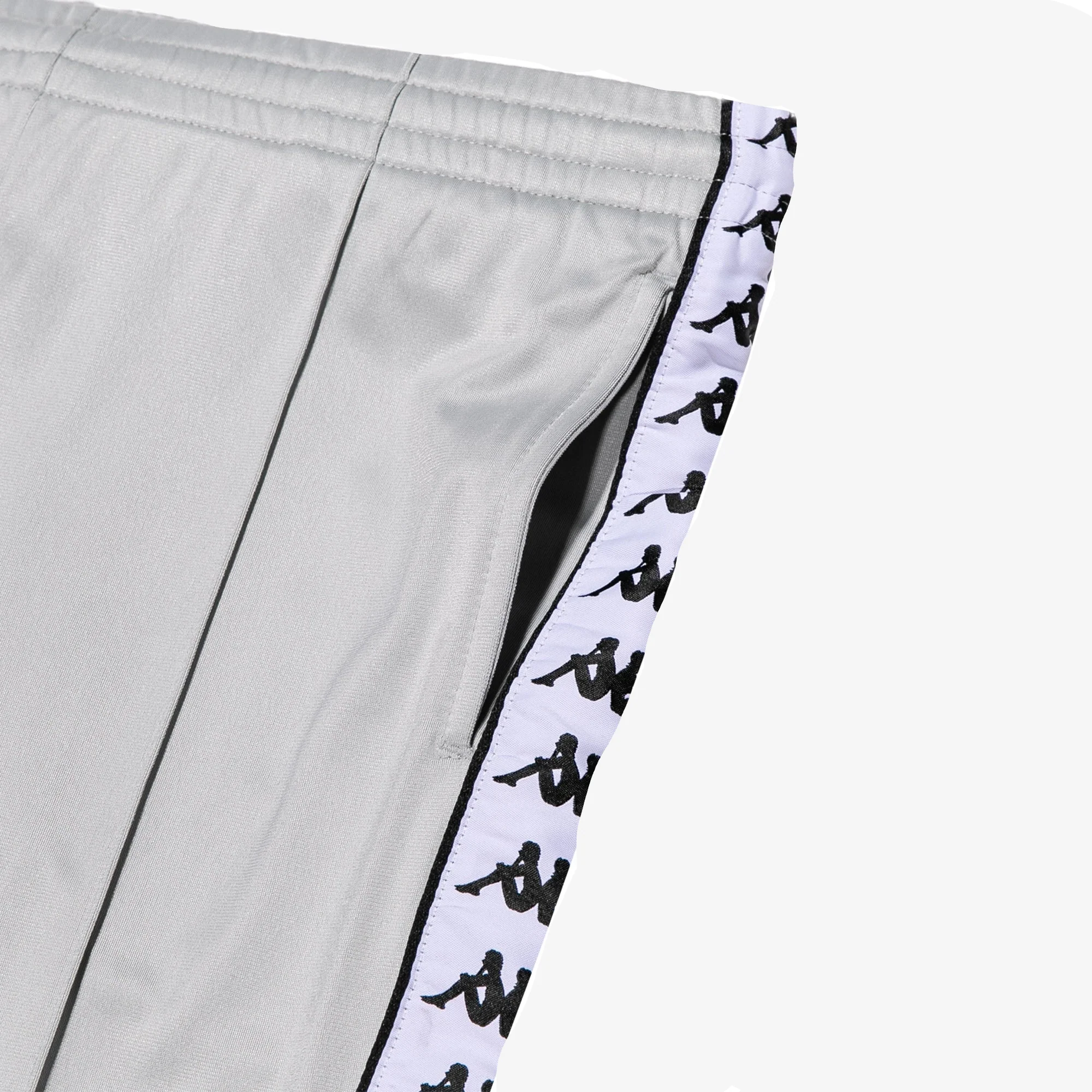 222 Banda Rastoria Slim Pants - Grey Lt White Black - Image 3