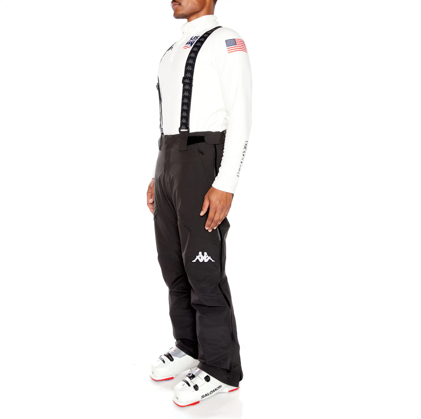 6Cento 622P US Full Zip Ski Pants - Black - Image 2