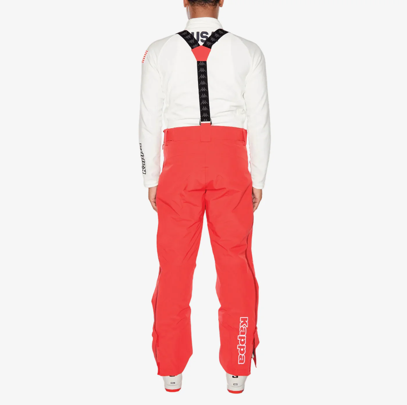6Cento 622P US Full Zip Ski Pants - Red - Image 3