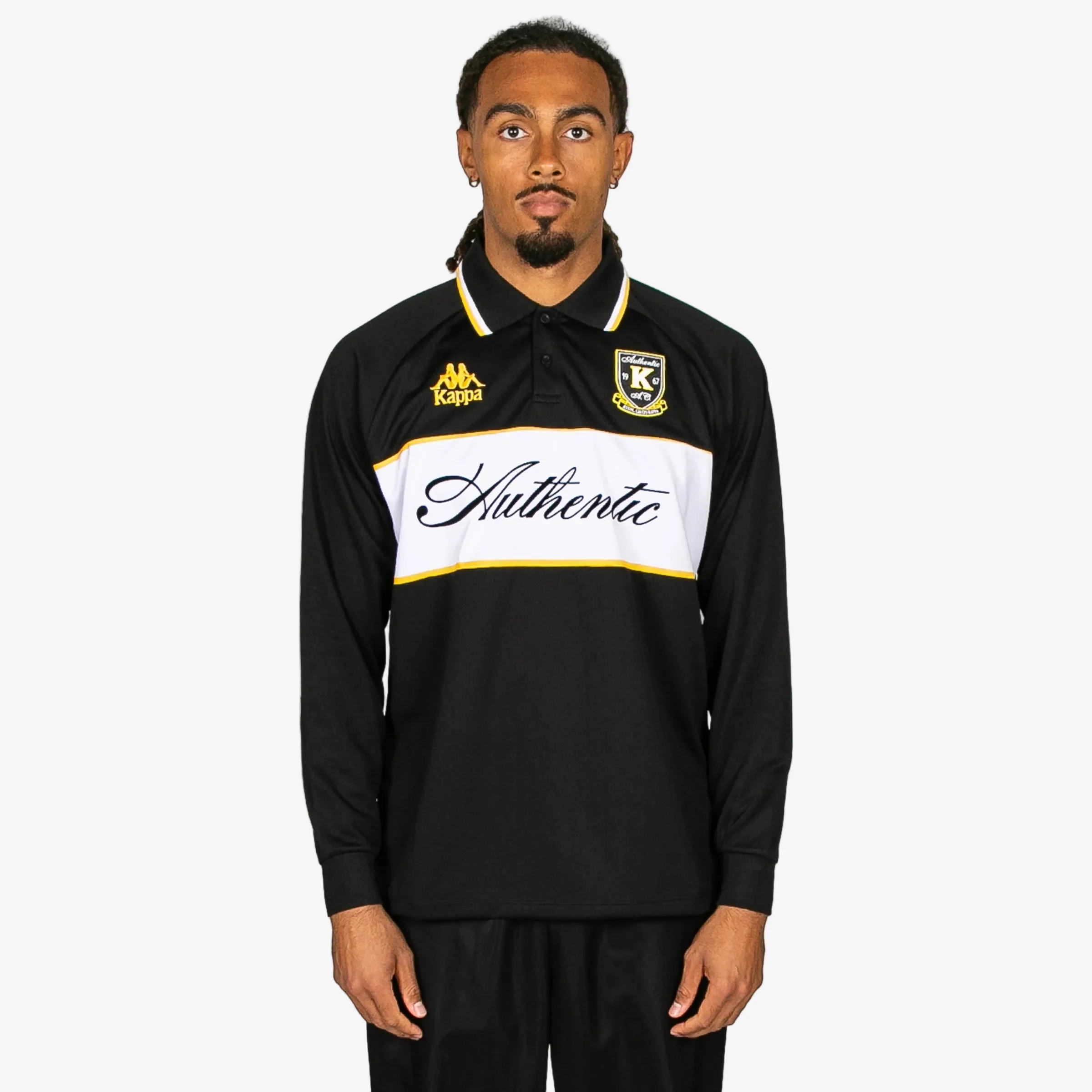 Authentic Odran Long Sleeve Jersey - Black Yellow Spectra White - Image 5