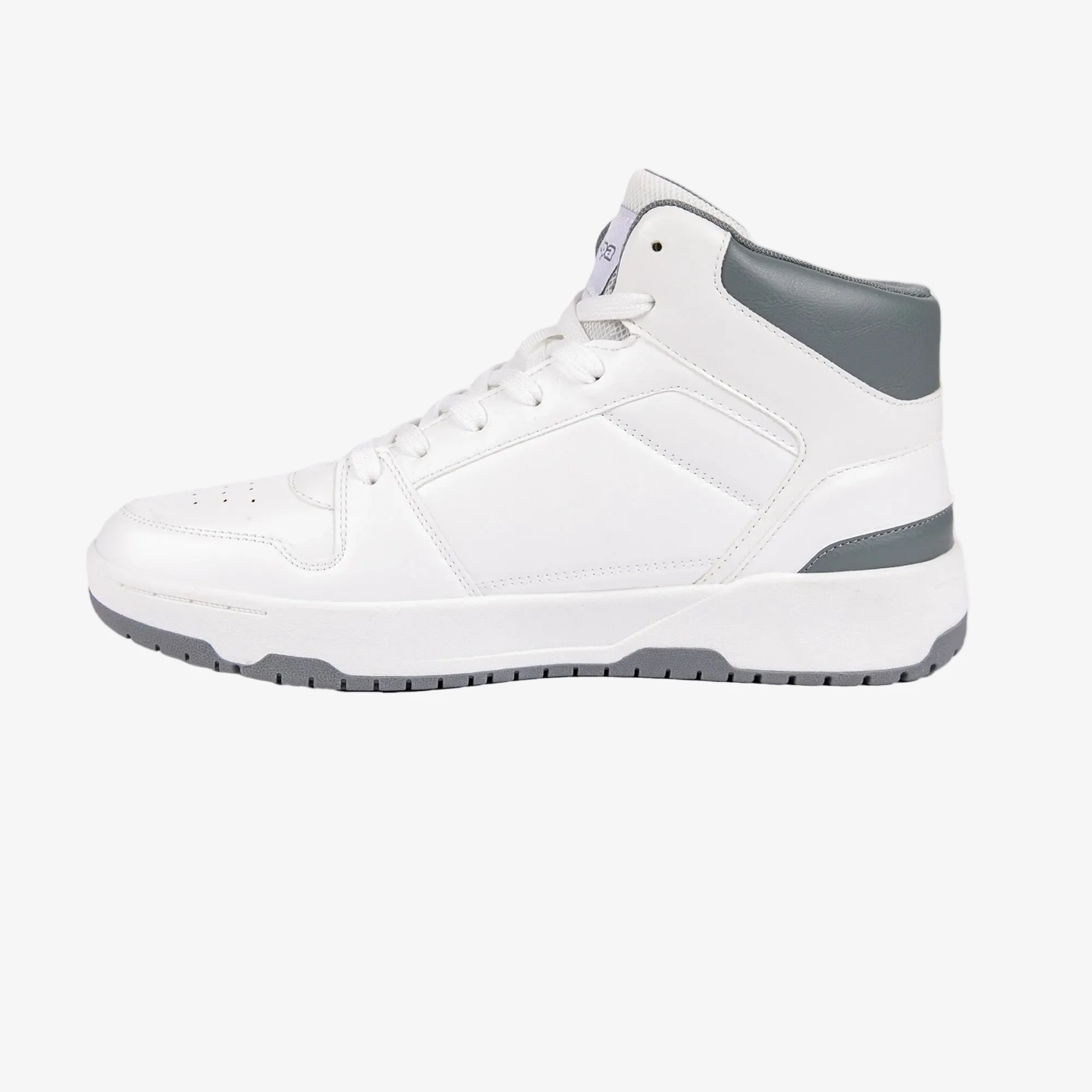 Logo Coda Mid Sneakers - White Grey - Image 3